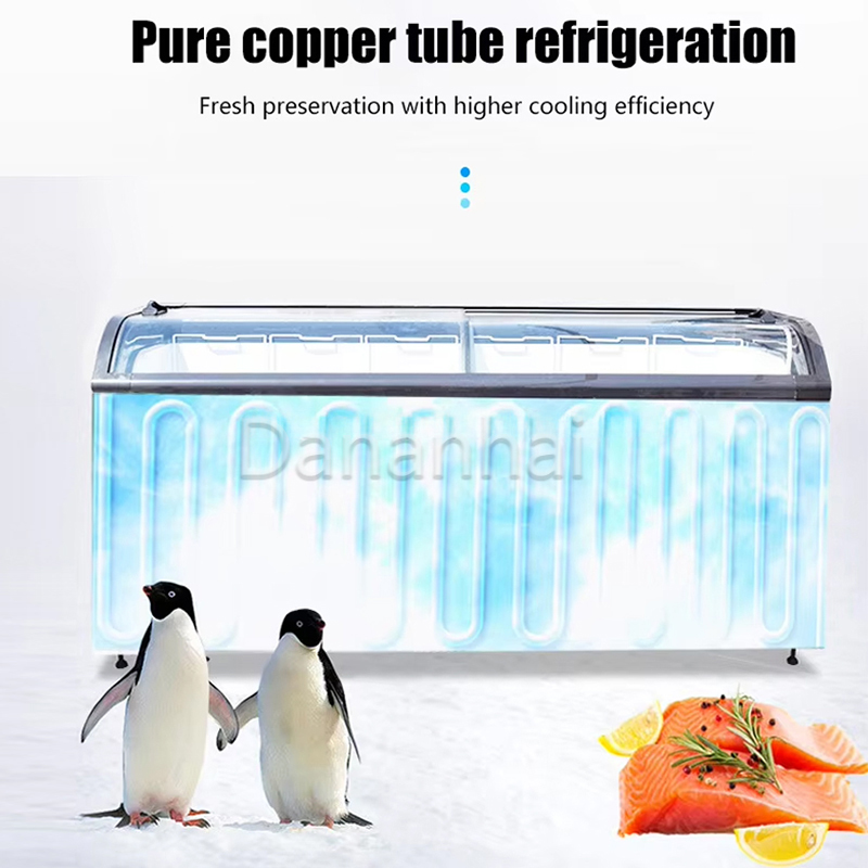 Island Freezer Commercial Curv - огляд і ціна Commercial Chest Freezer