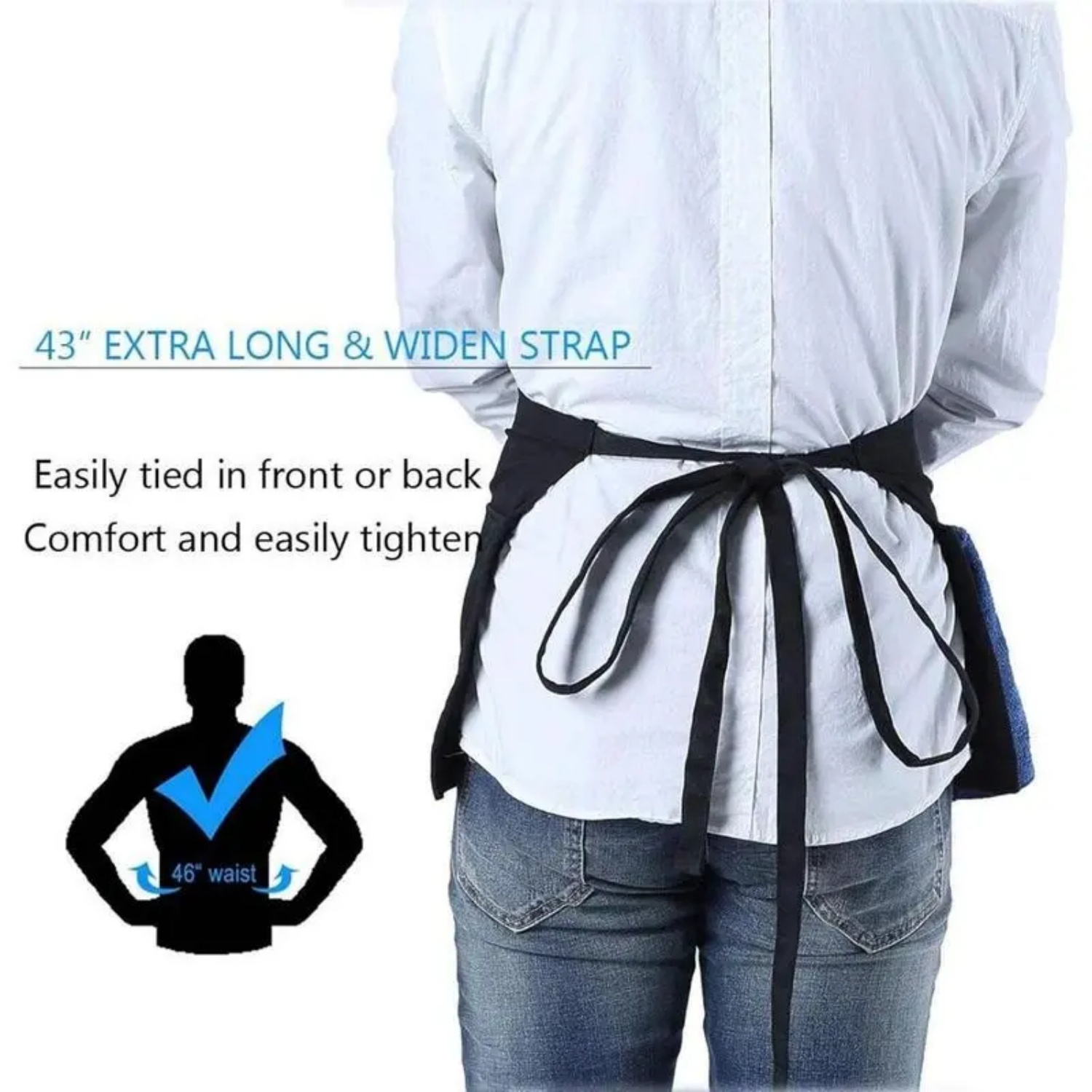 Server Aprons with 3Pockets (1 - огляд і ціна Commercial Kitchen And Bar