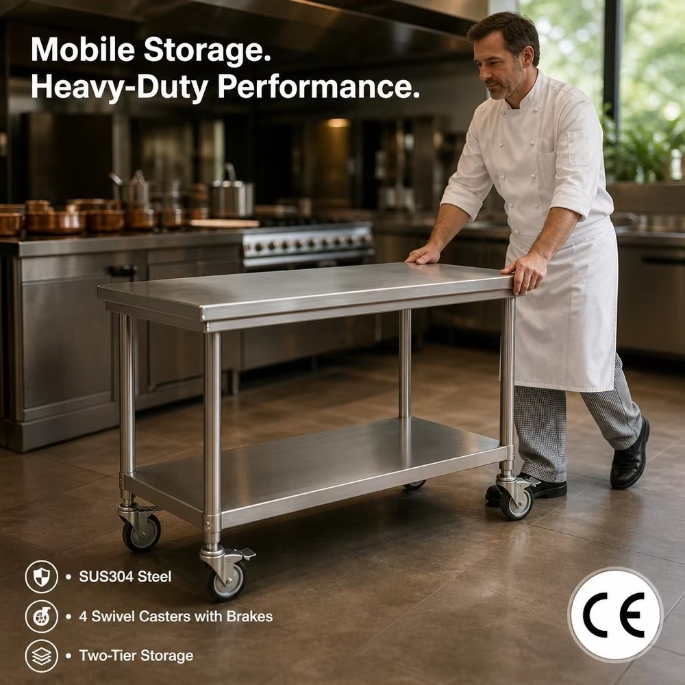 Commercial 304 Stainless Steel - огляд і ціна Commercial Kitchen Worktops